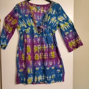 Blue Island Beach Cover-up